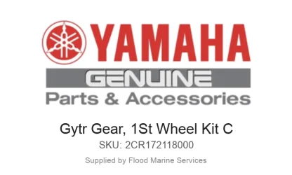 Gytr Gear, 1St Wheel Kit C - Genuine Yamaha Product available at Flood Marine