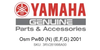Osm Pw80 (N) (E,F,G) 2001 - Genuine Yamaha Product available at Flood Marine