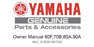 Owner Manual 60F,70B,80A,90A - Genuine Yamaha Product available at Flood Marine