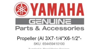 Propeller (Al 3X7-1/4"X6-1/2"- - Genuine Yamaha Product available at Flood Marine