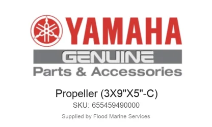 Propeller (3X9"X5"-C) - Genuine Yamaha Product available at Flood Marine