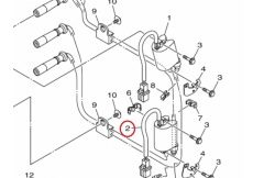 Genuine Yamaha - 68V823101100 - Ignition Coil Assy