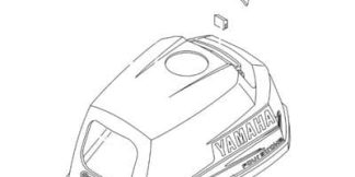 Genuine Yamaha - 69MG2610104D - Top Cowling Ass'Y (F2.5)