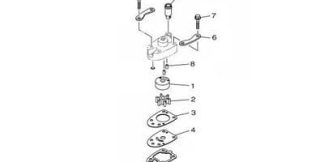 Genuine Yamaha - 6EGW00780100 - Water Pump Repair Kit