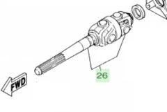 Genuine Yamaha - 6U145860A000 - Universal Joint Assy