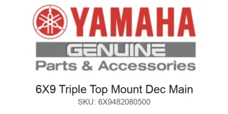 6X9 Triple Top Mount Dec Main - Genuine Yamaha Product available at Flood Marine