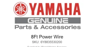 8Ft Power Wire - Genuine Yamaha Product available at Flood Marine