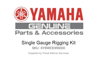 Single Gauge Rigging Kit - Genuine Yamaha Product available at Flood Marine