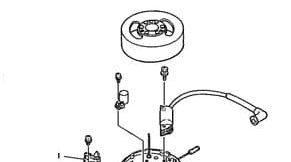 Genuine Yamaha - 806813212000 - Contact Breaker Assy (L.H)