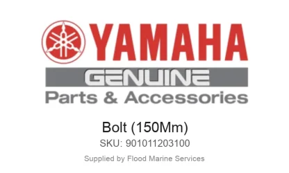 Bolt (150Mm) - Genuine Yamaha Product available at Flood Marine