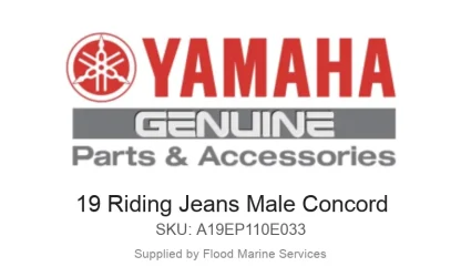 19 Riding Jeans Male Concord - Genuine Yamaha Product available at Flood Marine