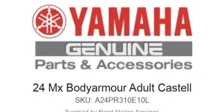24 Mx Bodyarmour Adult Castell - Genuine Yamaha Product available at Flood Marine