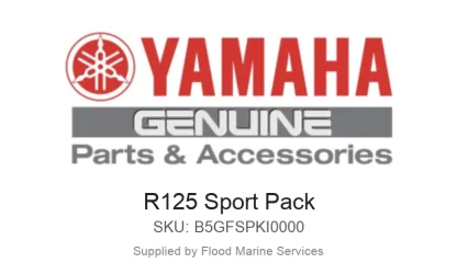 R125 Sport Pack - Genuine Yamaha Product available at Flood Marine