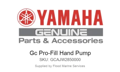 Gc Pro-Fill Hand Pump - Genuine Yamaha Product available at Flood Marine