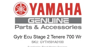 Gytr Ecu Stage 2 Tenere 700 Wr - Genuine Yamaha Product available at Flood Marine