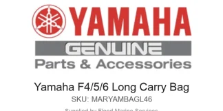 Yamaha F4/5/6 Long Carry Bag - Genuine Yamaha Product available at Flood Marine