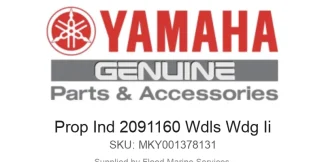 Prop Ind 2091160 Wdls Wdg Ii - Genuine Yamaha Product available at Flood Marine