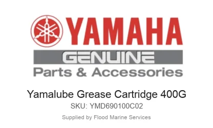 Yamalube Grease Cartridge 400G - Genuine Yamaha Product available at Flood Marine