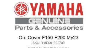Om Cover F150-F200 My23 - Genuine Yamaha Product available at Flood Marine