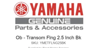 Ob - Transom Flng 2.5 Inch Bk - Genuine Yamaha Product available at Flood Marine