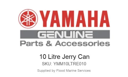10 Litre Jerry Can - Genuine Yamaha Product available at Flood Marine