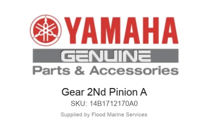 Gear 2Nd Pinion A - Genuine Yamaha Product available at Flood Marine