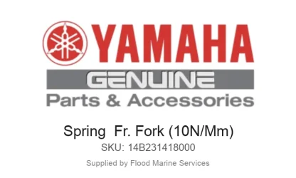 Spring  Fr. Fork (10N/Mm) - Genuine Yamaha Product available at Flood Marine