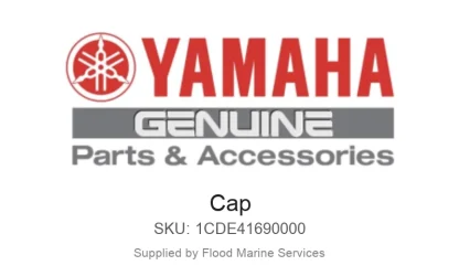 Cap - Genuine Yamaha Product available at Flood Marine