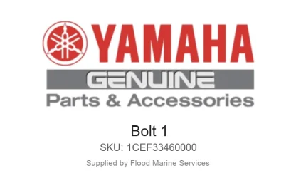 Bolt 1 - Genuine Yamaha Product available at Flood Marine