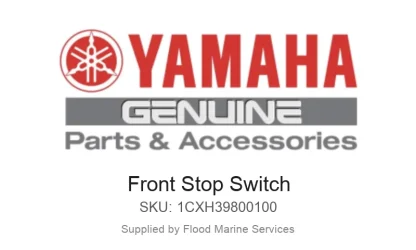 Front Stop Switch - Genuine Yamaha Product available at Flood Marine