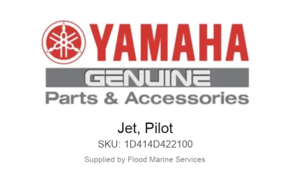 Jet, Pilot - Genuine Yamaha Product available at Flood Marine