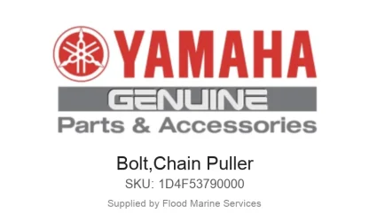 Bolt,Chain Puller - Genuine Yamaha Product available at Flood Marine