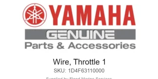 Wire, Throttle 1 - Genuine Yamaha Product available at Flood Marine