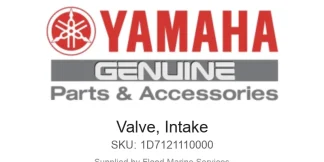 Valve, Intake - Genuine Yamaha Product available at Flood Marine