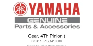 Gear, 4Th Pinion ( - Genuine Yamaha Product available at Flood Marine