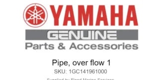 Pipe, over flow 1 - Genuine Yamaha Product available at Flood Marine