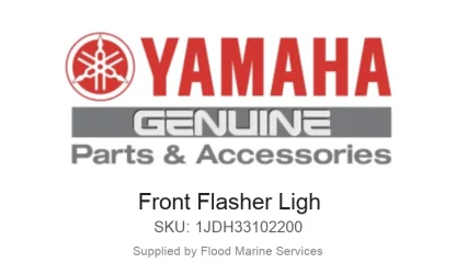 Front Flasher Ligh - Genuine Yamaha Product available at Flood Marine