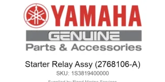 Starter Relay Assy (2768106-A) - Genuine Yamaha Product available at Flood Marine