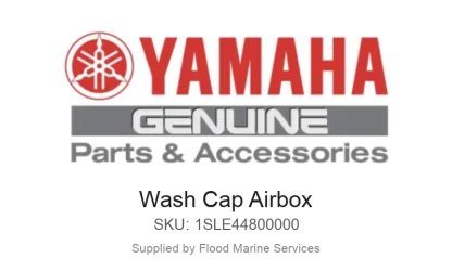 Wash Cap Airbox - Genuine Yamaha Product available at Flood Marine