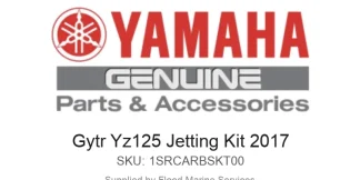 Gytr Yz125 Jetting Kit 2017 - Genuine Yamaha Product available at Flood Marine