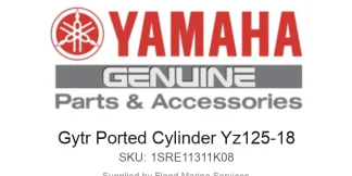 Gytr Ported Cylinder Yz125-18 - Genuine Yamaha Product available at Flood Marine