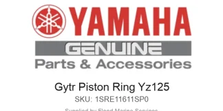 Gytr Piston Ring Yz125 - Genuine Yamaha Product available at Flood Marine