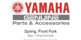 Spring, Front Fork - Genuine Yamaha Product available at Flood Marine