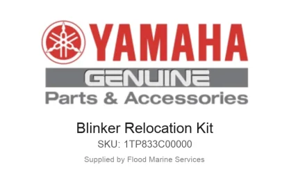 Blinker Relocation Kit - Genuine Yamaha Product available at Flood Marine