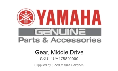 Gear, Middle Drive - Genuine Yamaha Product available at Flood Marine