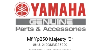 Mf Yp250 Majesty '01 - Genuine Yamaha Product available at Flood Marine