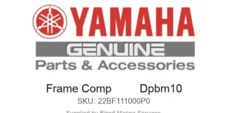 Frame Comp         Dpbm10 - Genuine Yamaha Product available at Flood Marine