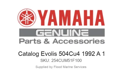 Catalog Evolis 504Cu4 1992 A 1 - Genuine Yamaha Product available at Flood Marine