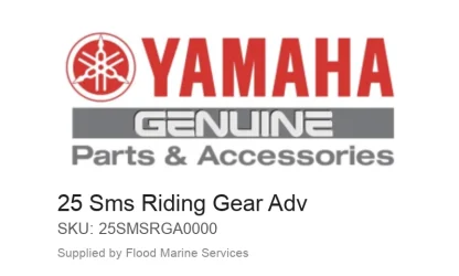25 Sms Riding Gear Adv – Genuine Yamaha Product available at Flood Marine