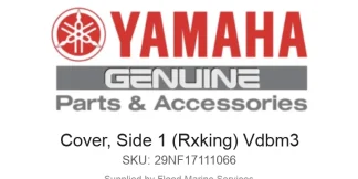 Cover, Side 1 (Rxking) Vdbm3 - Genuine Yamaha Product available at Flood Marine